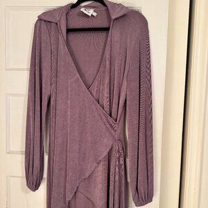 Princess Polly Purple Wrap Dress for sale